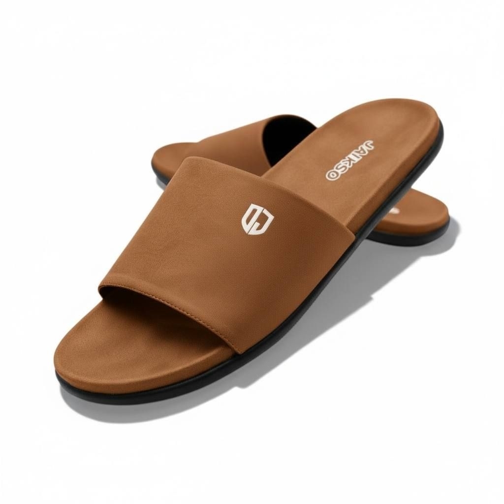 Spesial Ramadhan Promo  Sandal Slop Pria Viral Tren Kekinian