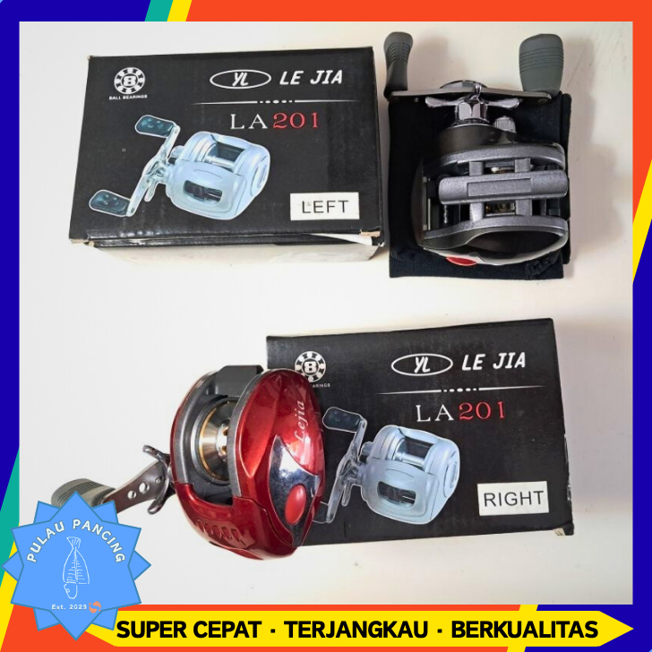 Reel Bait Casting LE JIA LA201-8BB Left/Right