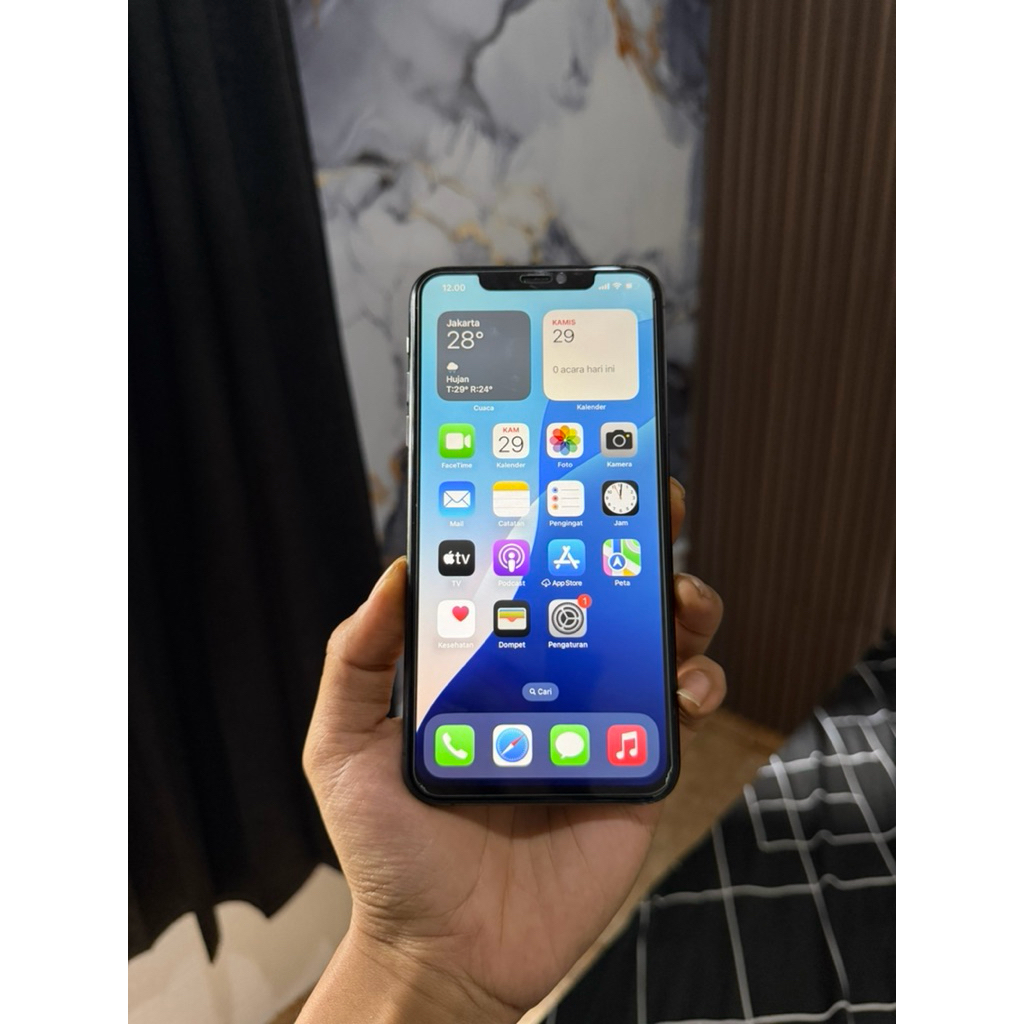 iphone 11promax inter alloprator 256gb lcd gantian paceid of
