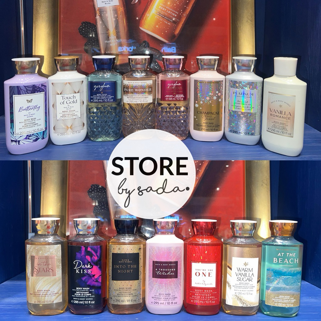 [BBW SAS BIG SALE] BBW Body Wash Shower Gel - Into The Night/ In the stars/ Pure Wonder/ Gingham/ Go