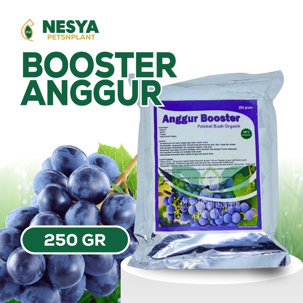 Pupuk Booster Anggur Pelebat Buah Anggur- Pupuk Anggur