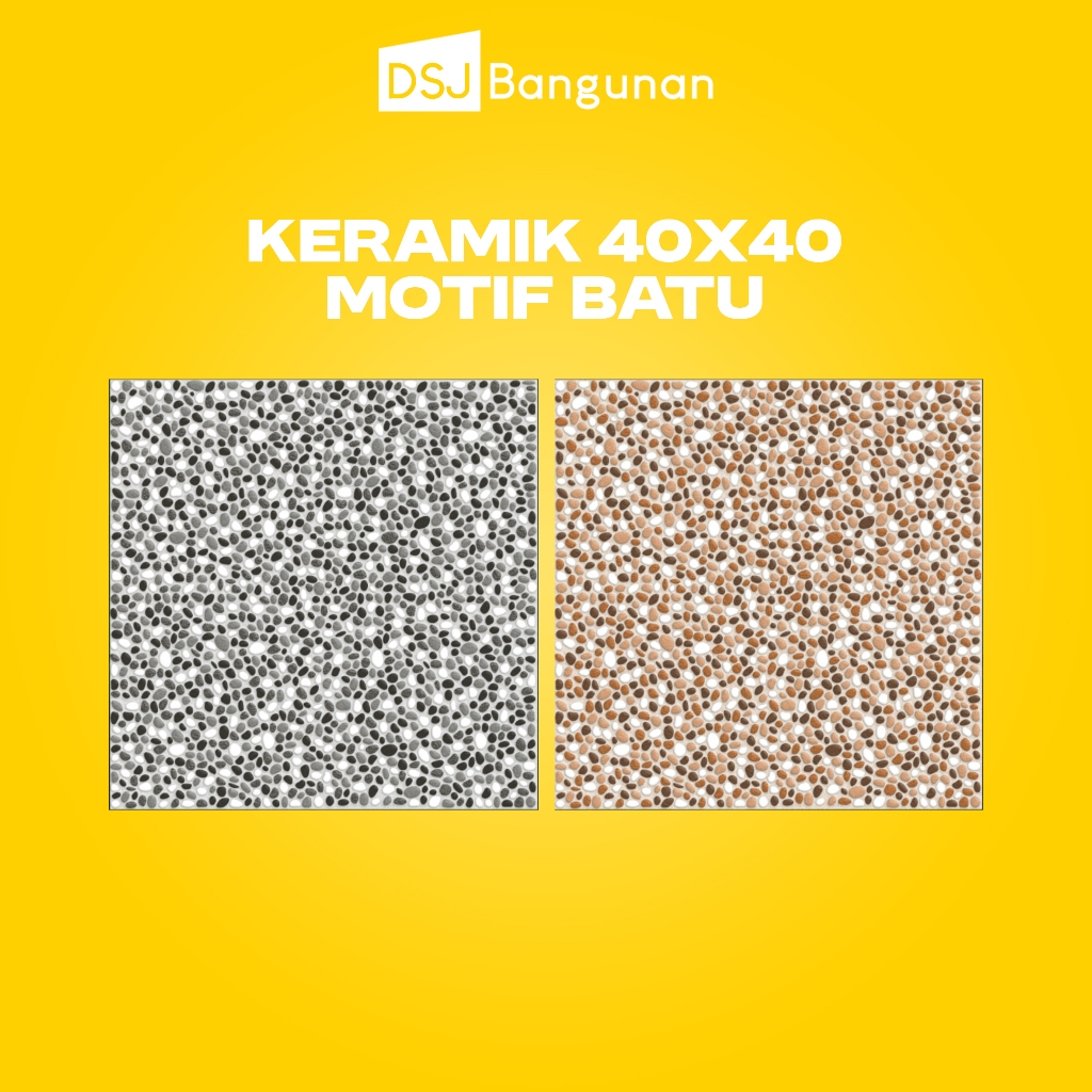 Keramik 40X40 Motif Batu / Keramik Lantai Kasar Timbul Motif Batu