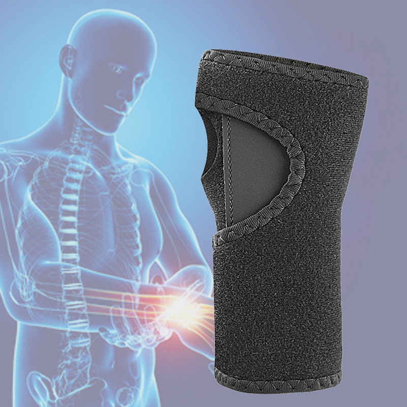 CTS Wrist Brace Carpal Tunnel Splint Deker Pergelangan Tangan Orthotic Steel Splint Kesehatan