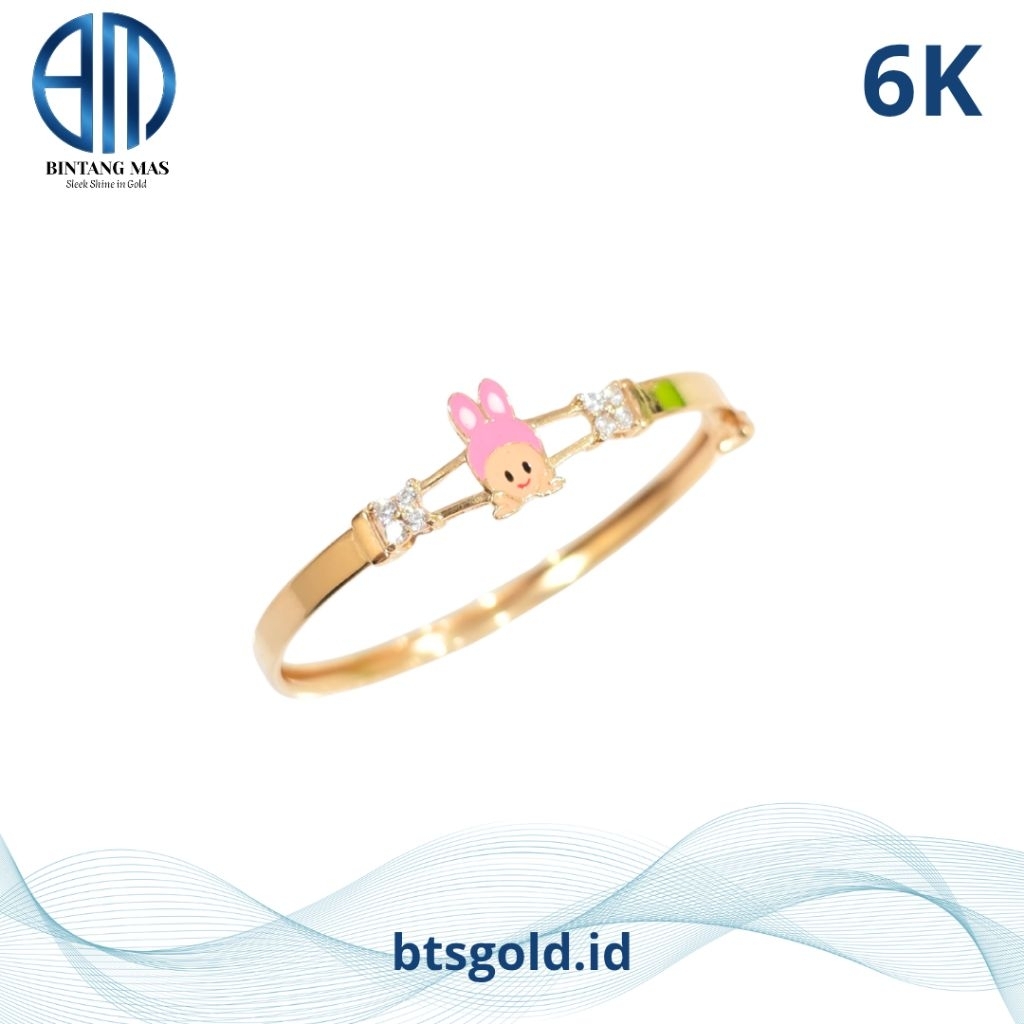 Gelang Emas Bangle Karakter Anak | 6K