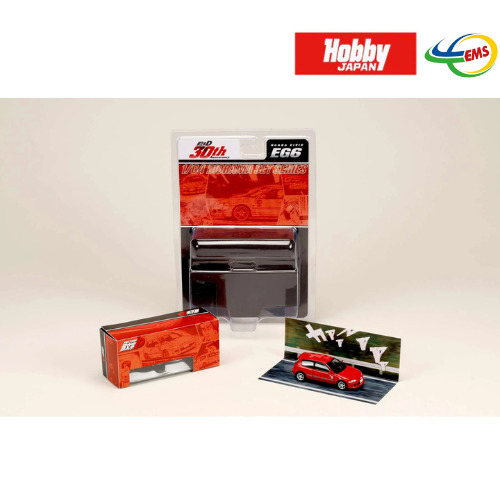 HJDMD006 - Hobby Japan 1:64 Honda CIVIC (EG6) Myogi Night Kids / INITIAL D Shingo Shoji VS Takumi Fu
