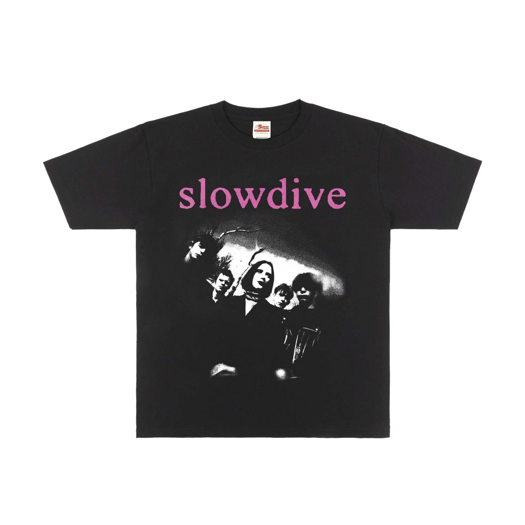 Slowdive - slowdive Tshirt Black - Kaos Band