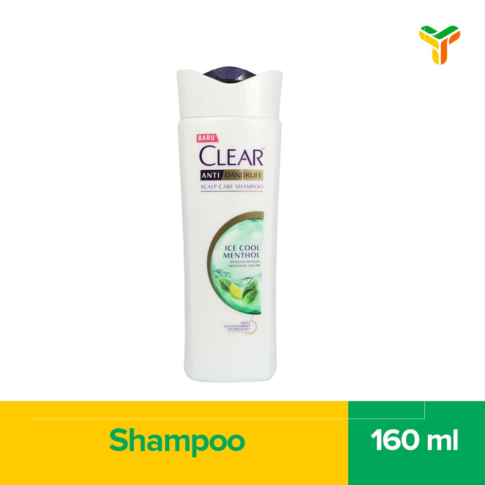 Clear Shampoo Ice Cool Menthol 160Ml