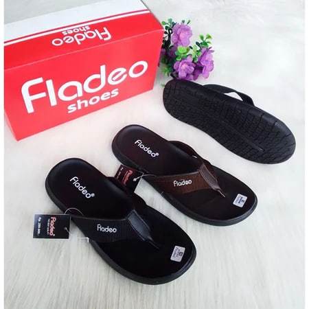 DISKON BESAR Sandal Fladeo Pria Dewasa Matahari Model Terbaru Slop Dan Jepit Sendal Cowok Dewasa Cas