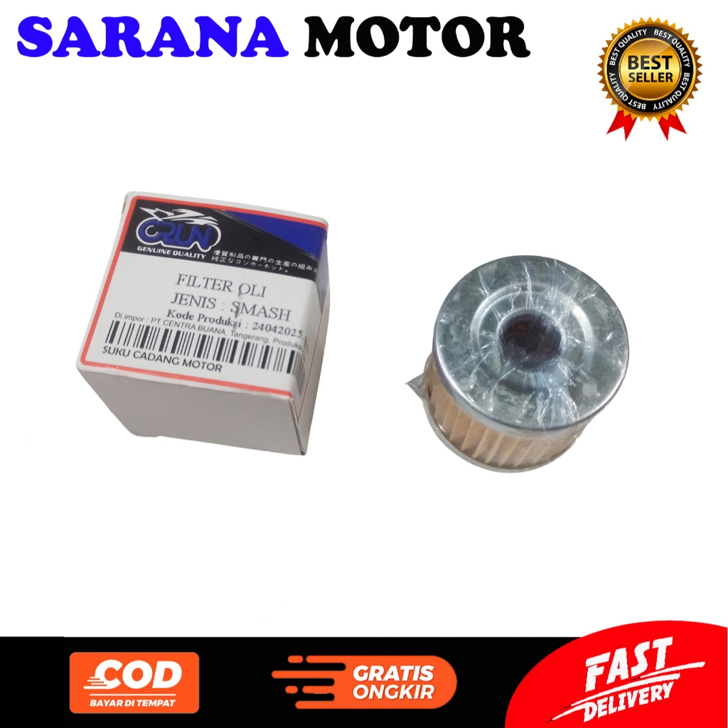 CRUN FILTER OLI SMASH. SARINGAN OLI SUZUKI SMASH