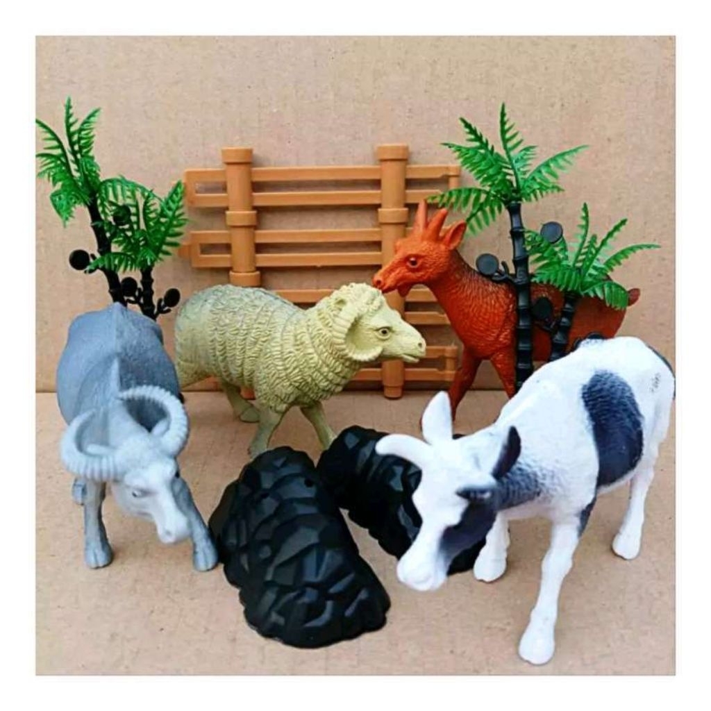 Mainan Miniatur Binatang Animal World / Mainan Kebun Binatang