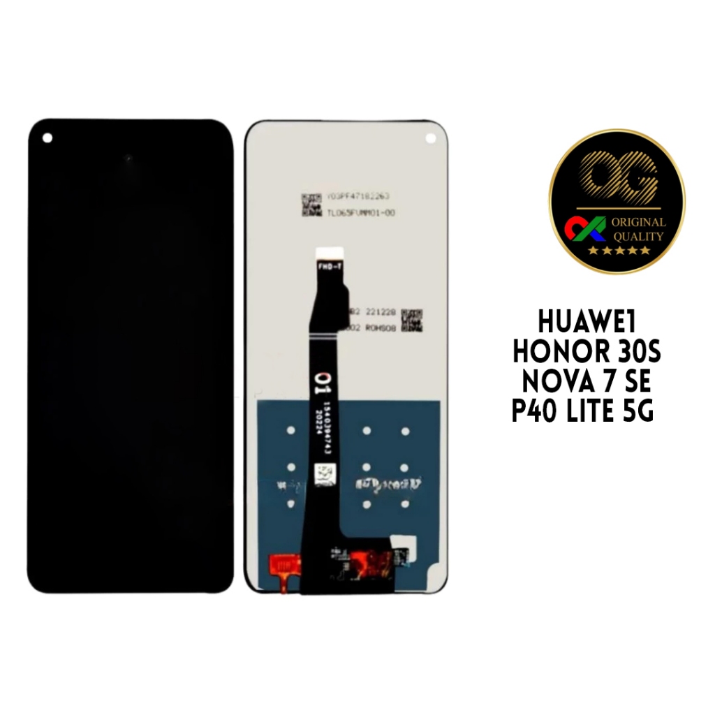 ( TICTOC ) LCD HUAWE1 HONOR 30S / NOVA 7 SE / P40 LITE 5G FULLSET TOUCHSCREEN