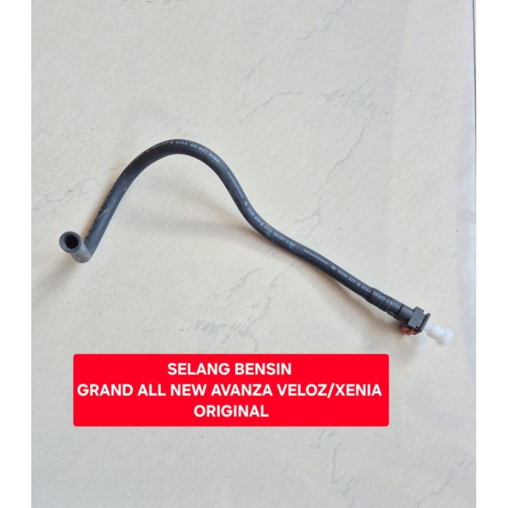 SELANG BENSIN UNTUK MOBIL GRAND ALL NEW AVANZA VELOZ/XENIA PANJANG 20 CM (ID,9MM OD, 12MM) ORIGINAL