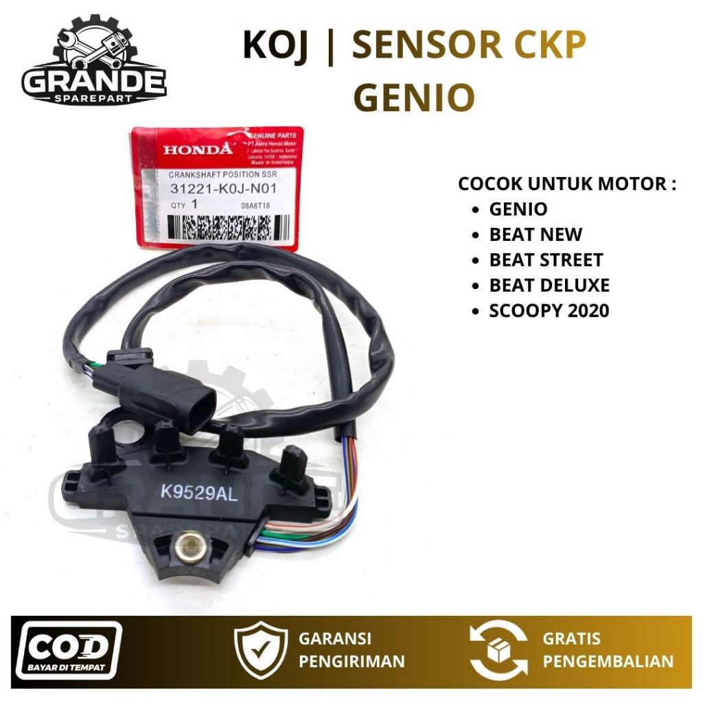 KOJ SENSOR CKP BEAT NEW / SPULL BEAT STREET / SPUL BEAT NEW MOTOR HONDA GENIO / SENSOR CKP / SPUL / 