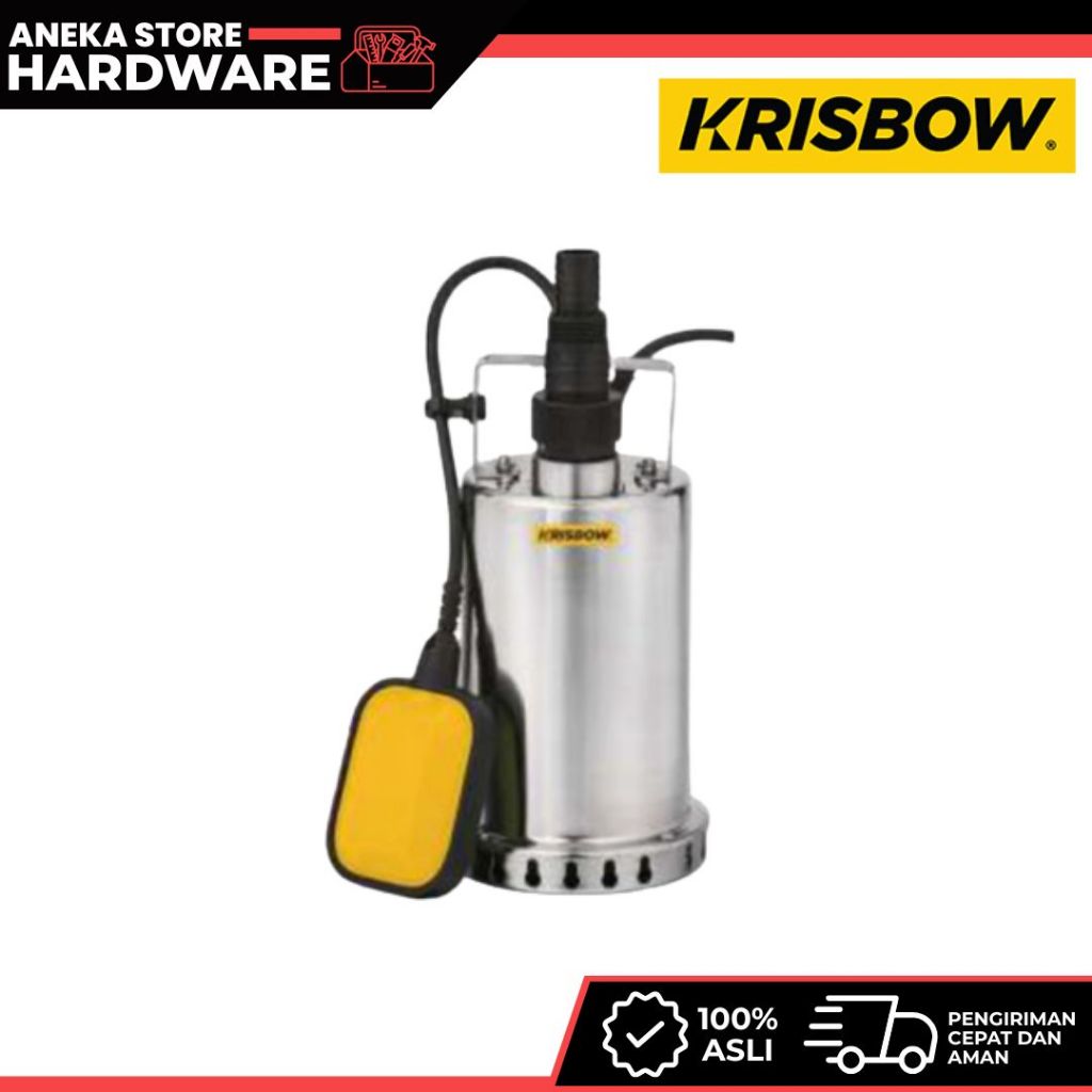 Krisbow Pompa Submersible Saklar Otomatis 300 Watt