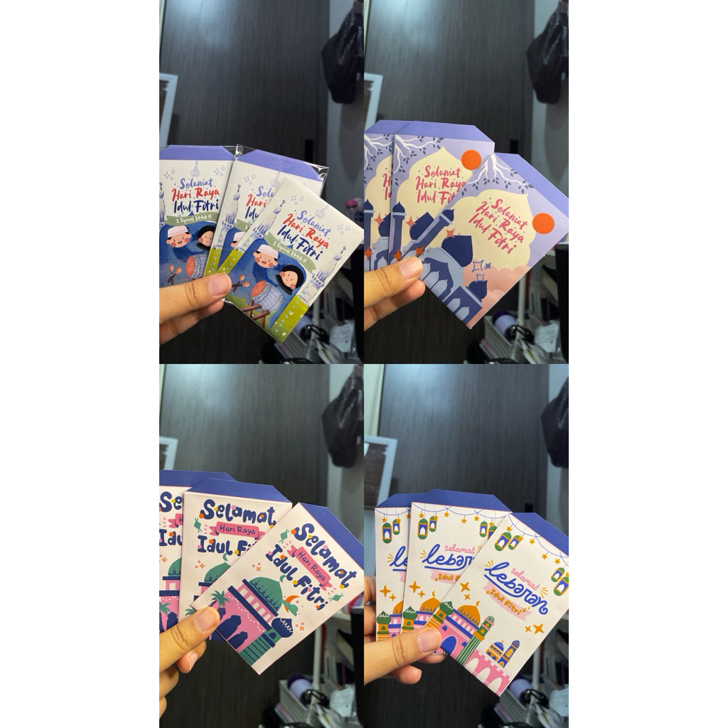 Amplop Lebaran Murah– Ukuran Kecil | Kertas Glossy 120gsm | Polos & Praktis
