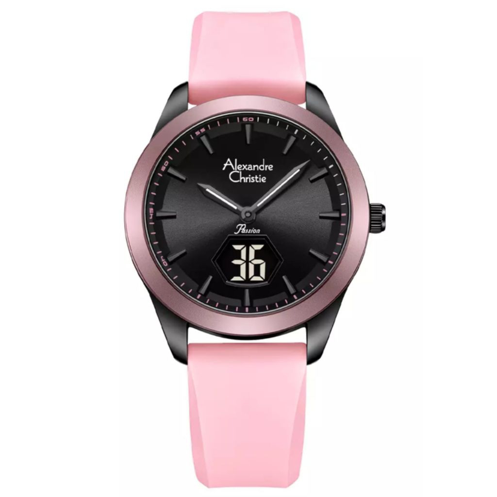 JAM TANGAN ALEXANDRE CHRISTIE AC 9394 ORIGINAL PINK