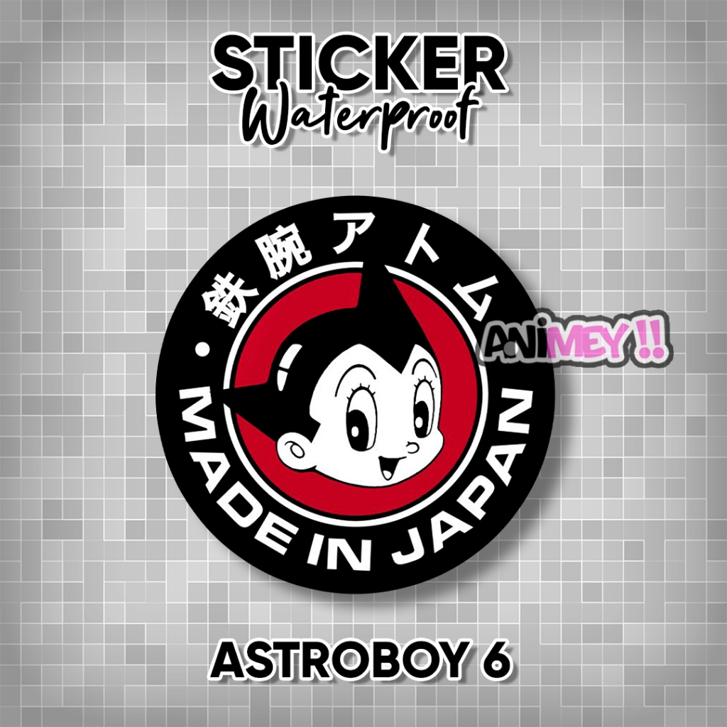 Stiker Astroboy / Sticker Anime Astroboy Waterproof