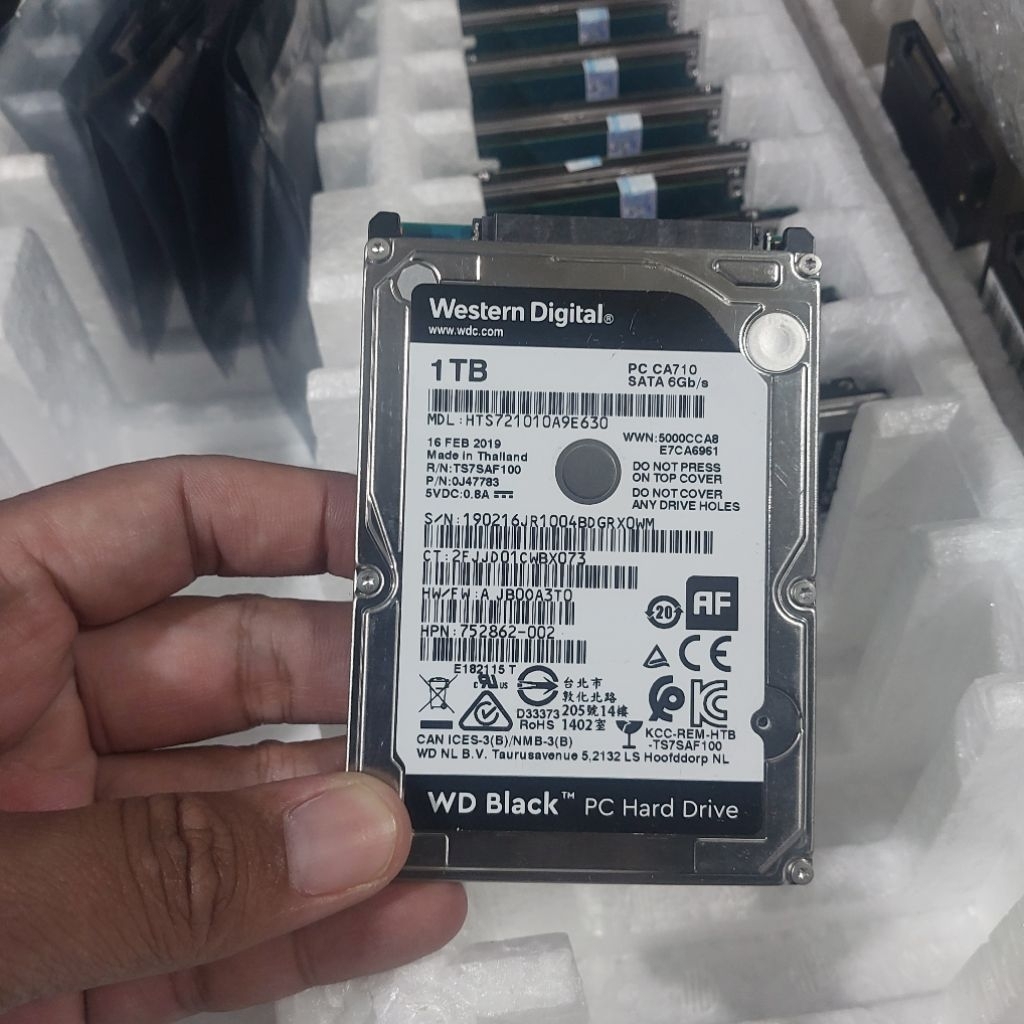 Hard Disk Laptop 1Tb WD Black 7200Rpm 2.5inch Sata 6Gb/s - Hdd Hardisk HGST 7200Rpm 2.5inch Sata
