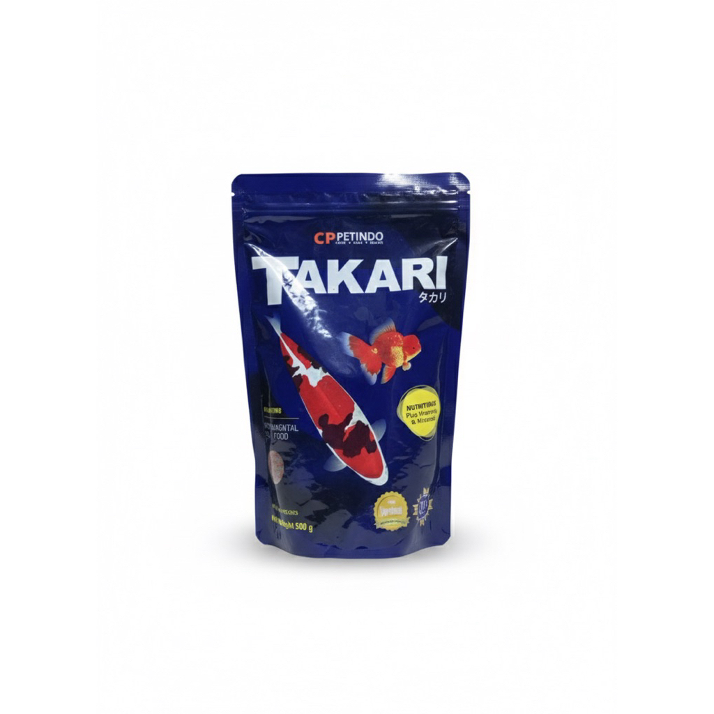 CPP PETINDO Takari Makanan Ikan Koi Nutrisi Lengkap Plus Vitamin & Mineral 500g