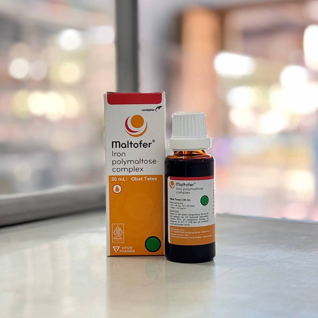 Maltofer Drops Syrup 30ml - Suplemen Zat Besi untuk Anak