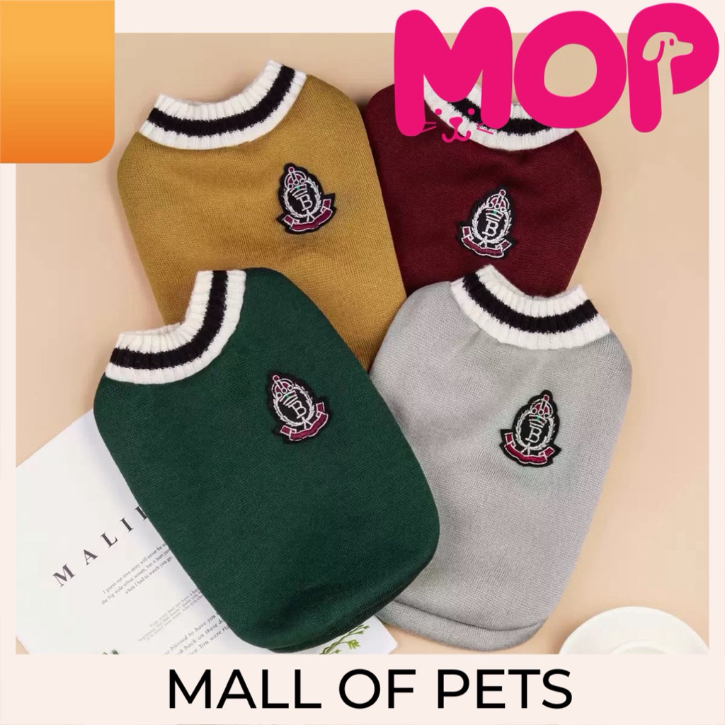 MOP / Baju Anjing Kucing / Kostum Seragam Sekolah Hewan / Dog Cat Uniform / Pet Clothes / Baju Anabu