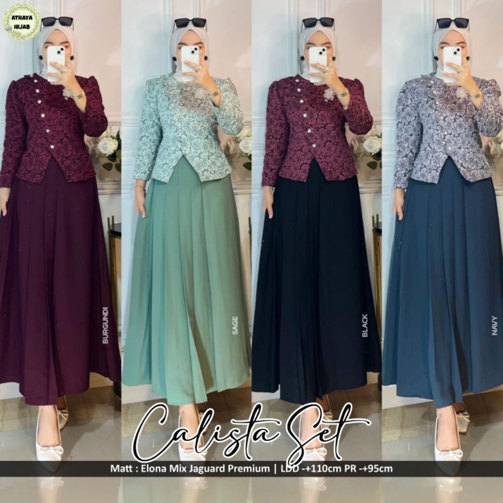 Calista Set Rok by Athaya Realpict Best Seller