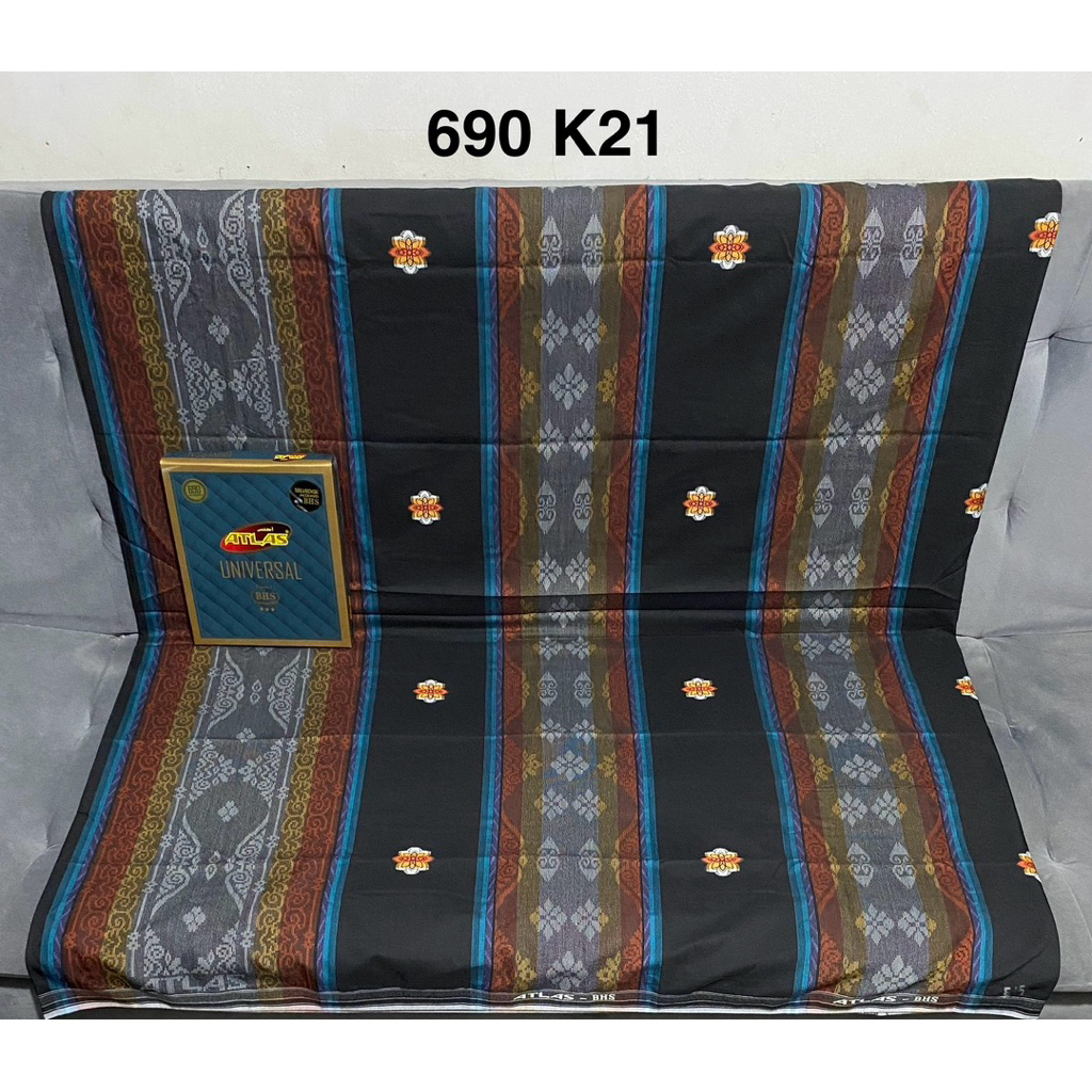 Sarung ATLAS Universal Jacquard Songket Kembang Terbaru