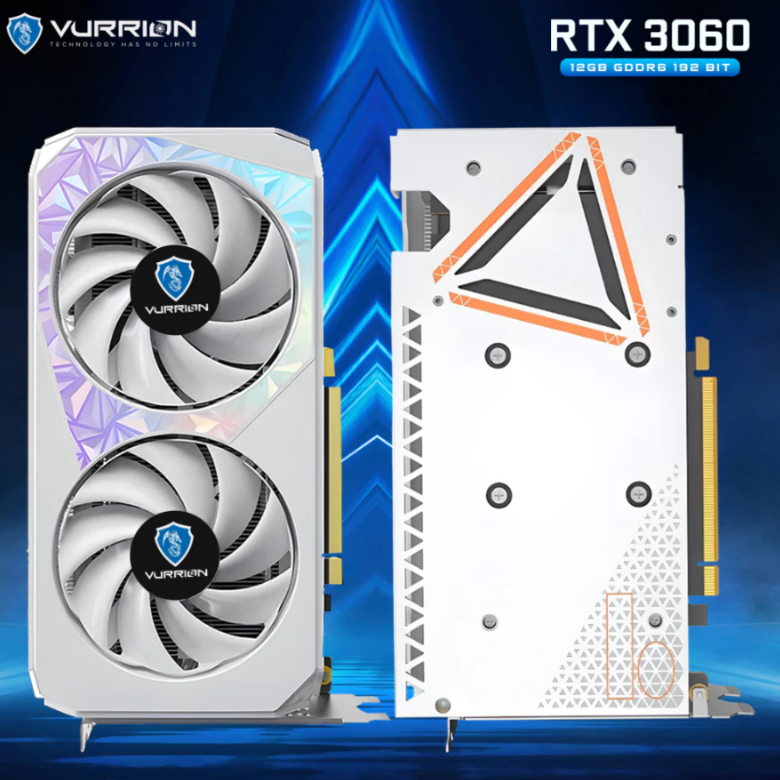 VGA VURRION RTX 3060 12GB GDDR6 192 BIT WHITE