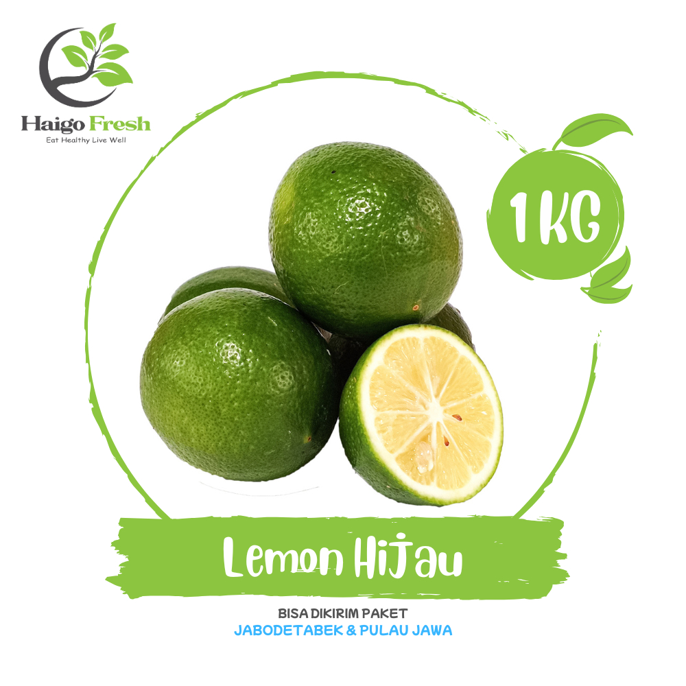 Jeruk Lemon California Hijau 1 Kg | Haigo Fresh