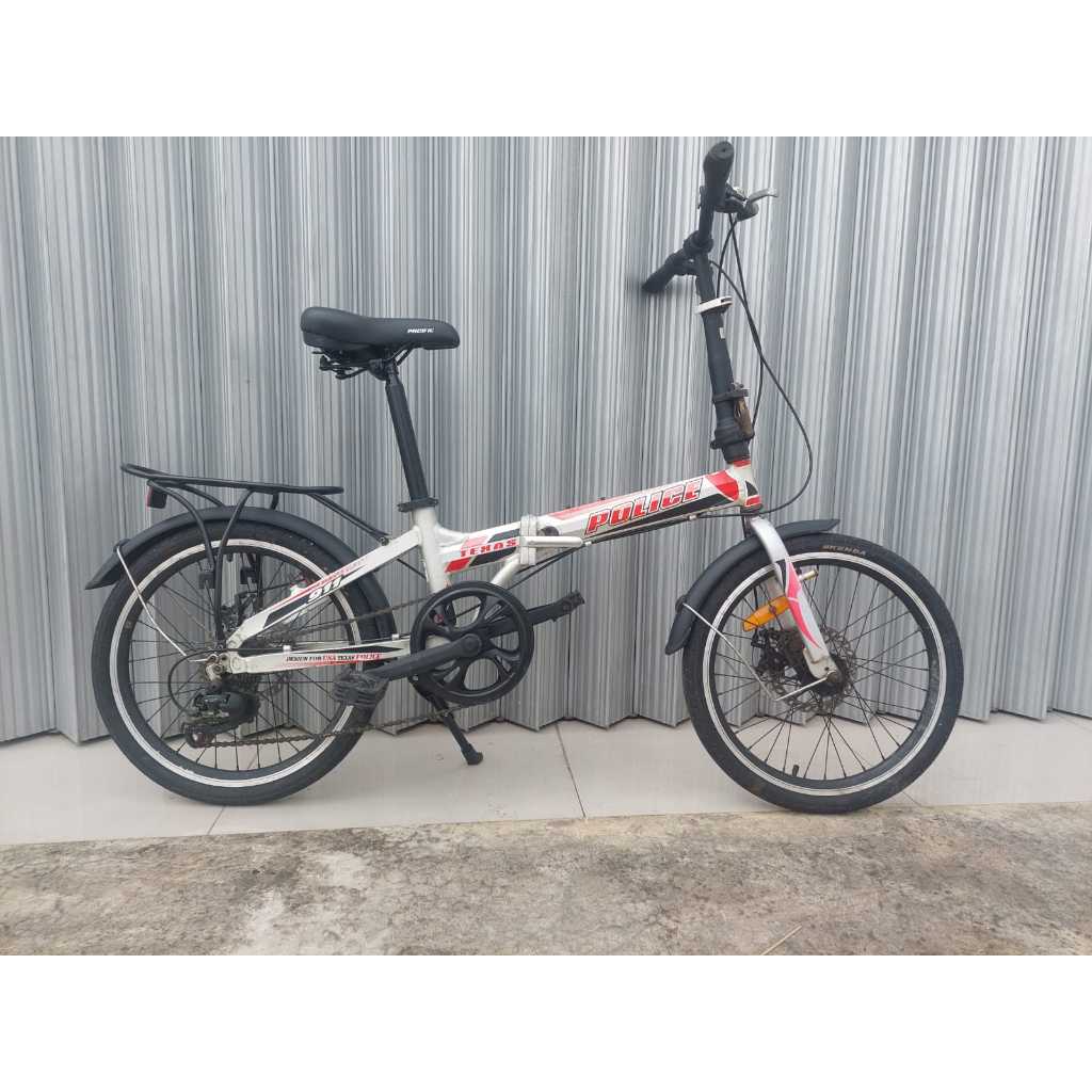Sepeda Lipat Element 911 Police Texas