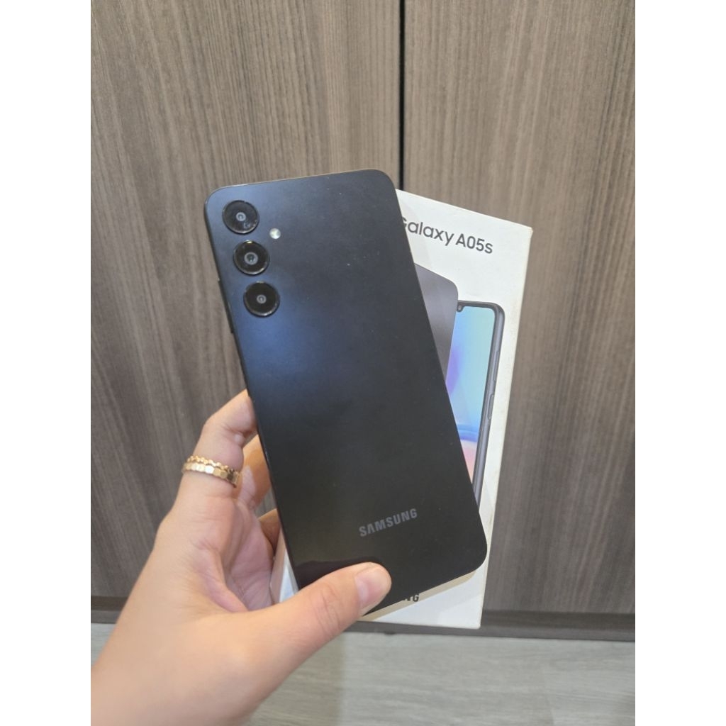 Samsung A05s, 6/128, Fullset, sein, hitam, seken