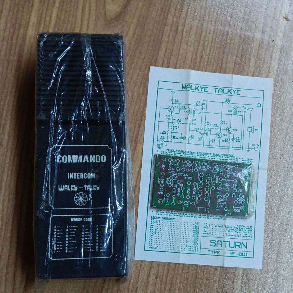 PAKET BOX INTERCOM + PCB WALKY TALKY COMMANDO SATURN