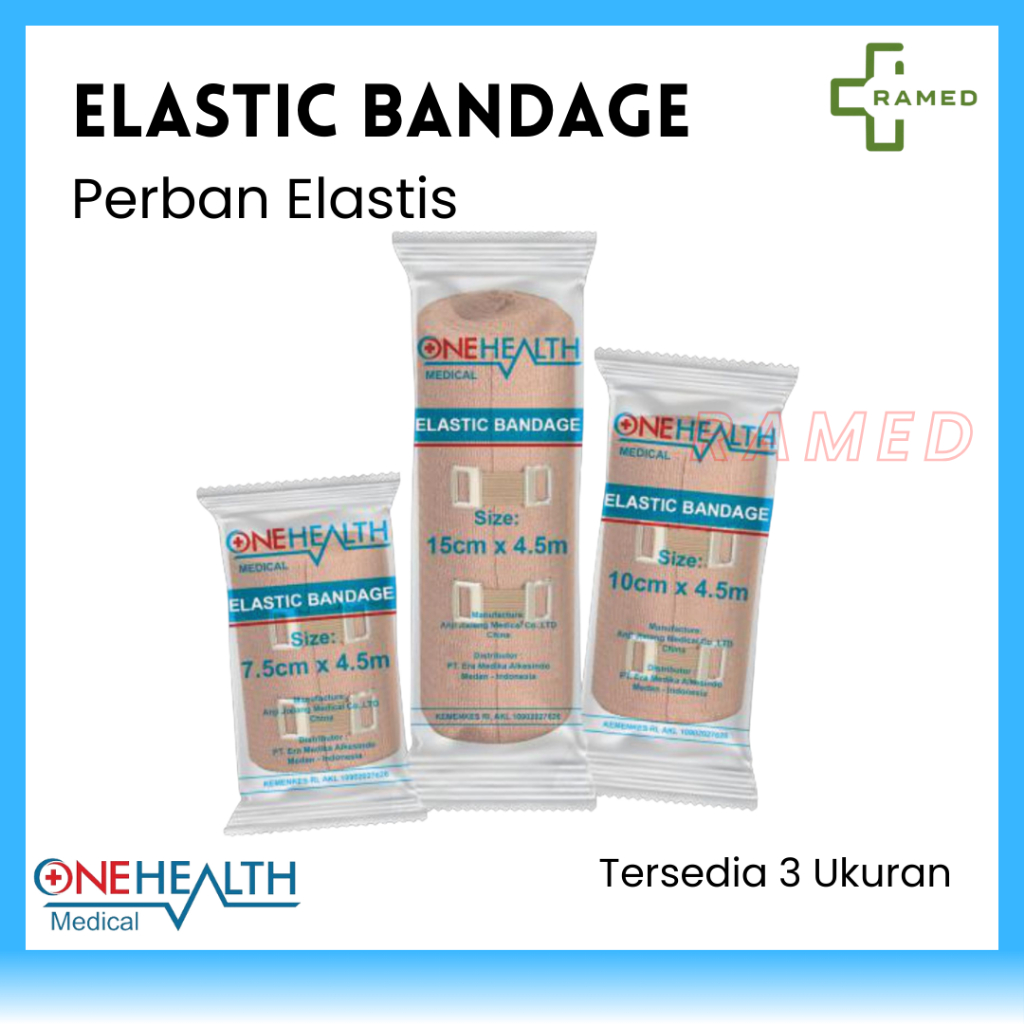 Elastic Bandage Onehealth / Perban Elastis / High Elastic Bandage
