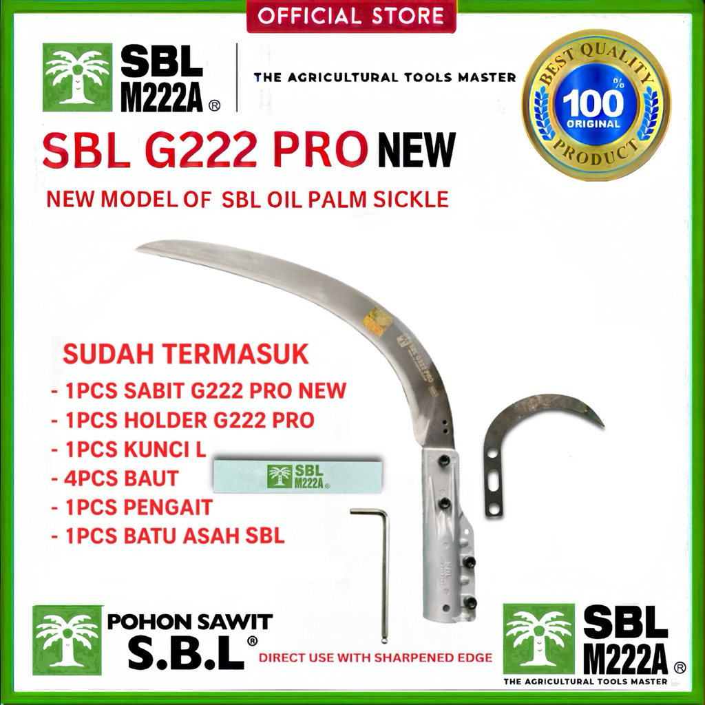 SBL G222 PRO NEW EGREK SAWIT + PENGAIT + BATU ASAH