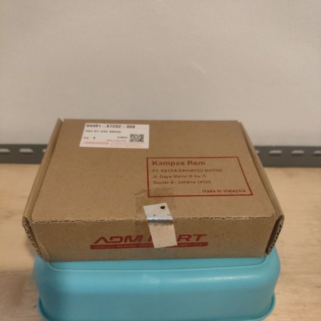 kampas rem depan Toyota Avanza, Rush, Daihatsu Xenia