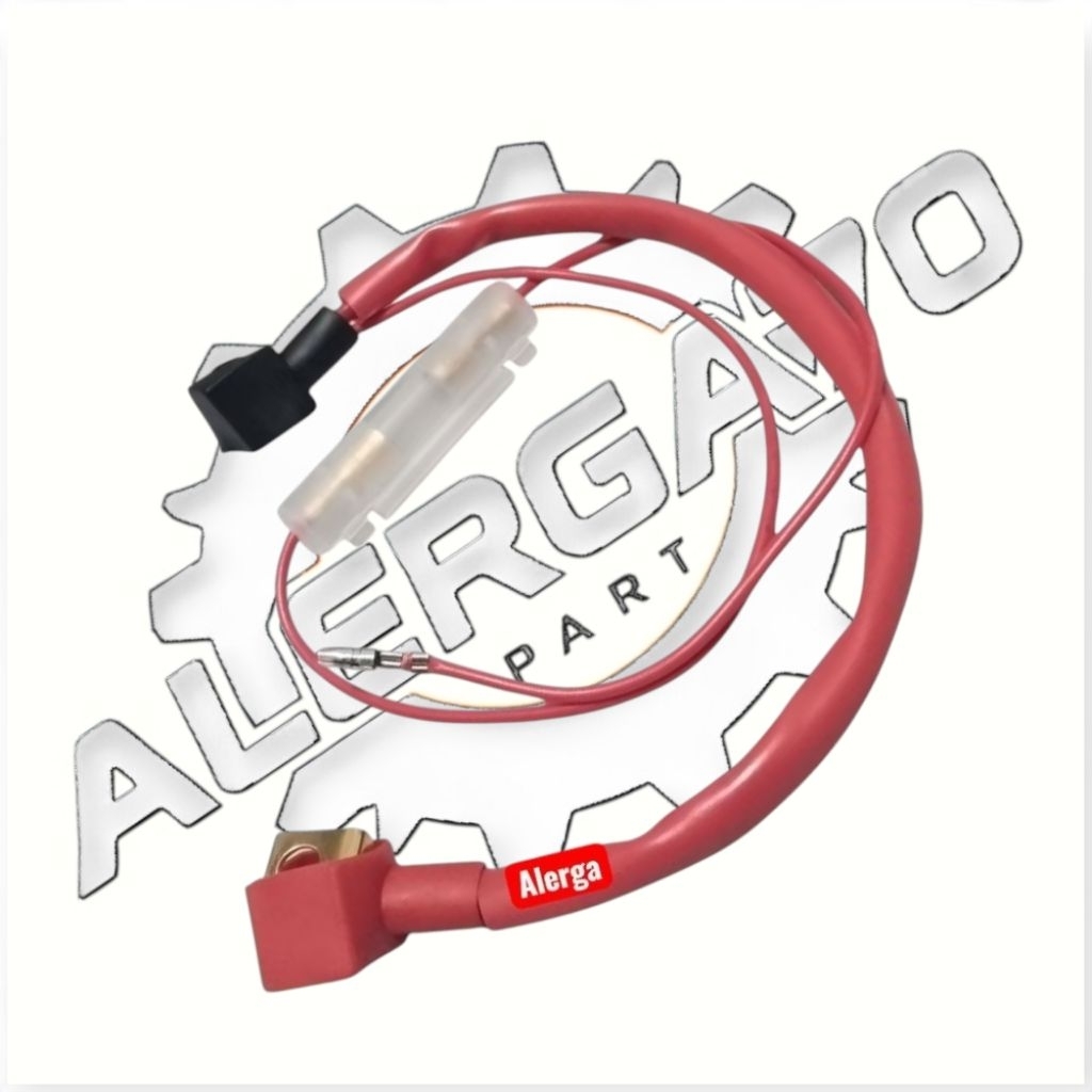 Kabel Aki positif + Rumah Sikring Tabung FIZR/ALFA Lama