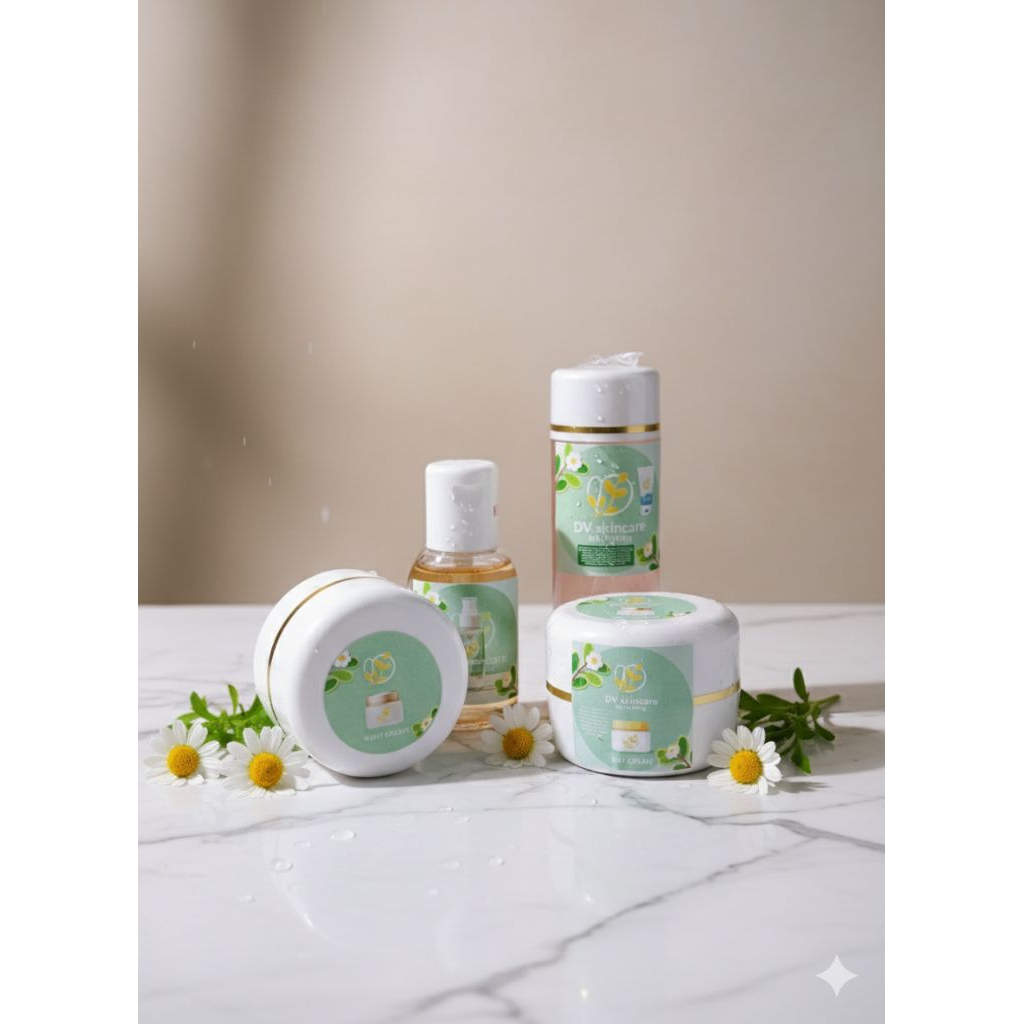 DV SKINCARE "cream wajah whitening untuk menghilangkan jerawat,bekas jerawat dan menghilangkan flek 