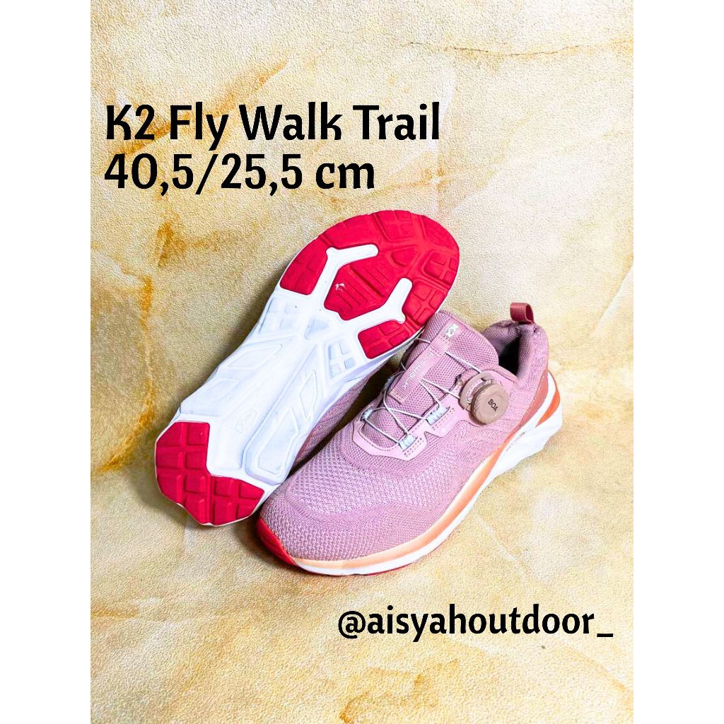 K2 Flywalk Trail Sepatu outdoor Gunung Hiking Trailrun