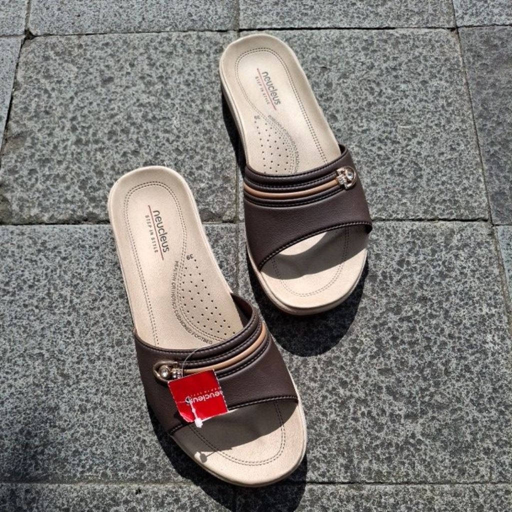 SANDAL NEUCLEUS VIONA 01 COKLAT