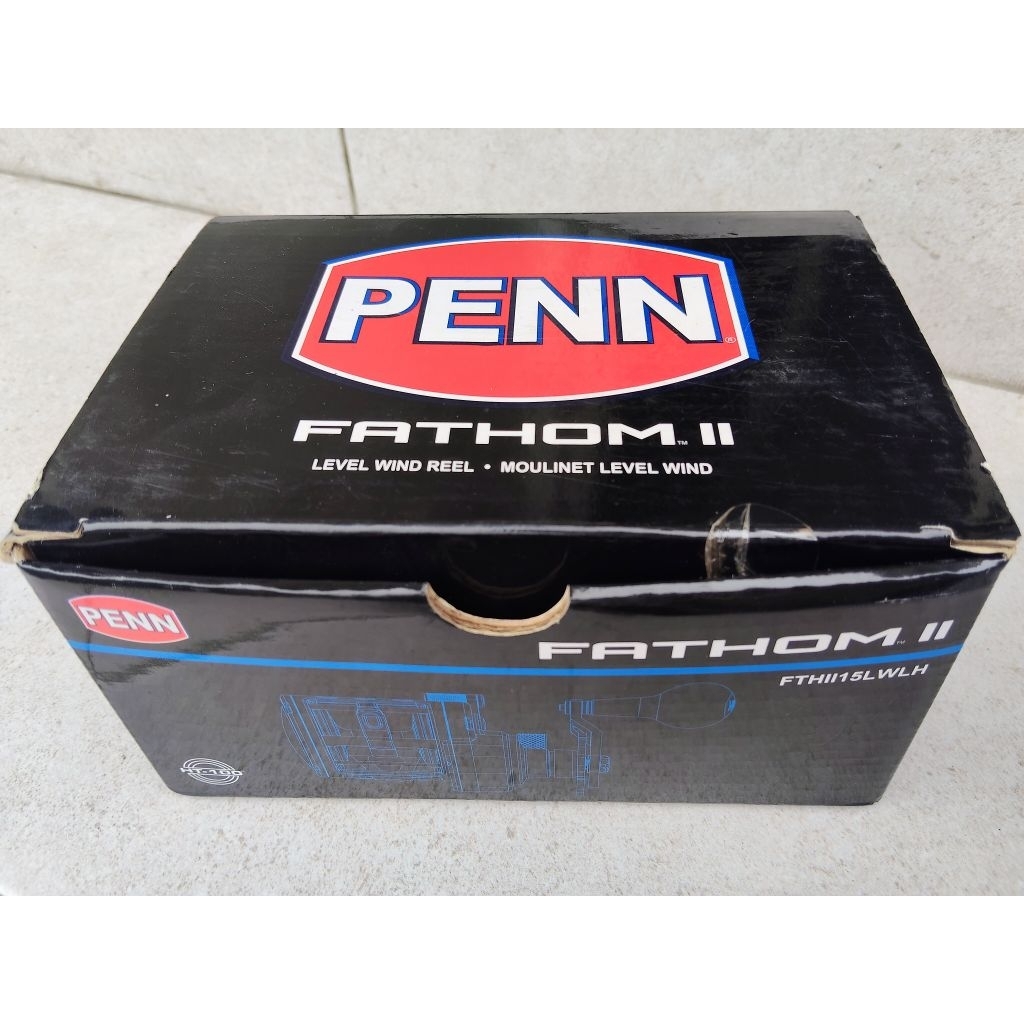 Reel Penn Fathom II FTHII15LWLH Lengkap Bonus Senar PE