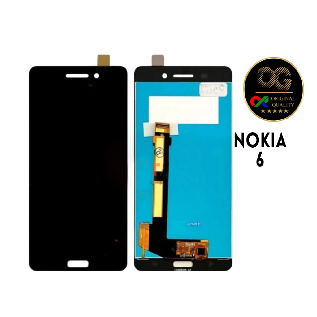 ( TICTOC )  LCD NOKIA 6 FULLSET TOUCHSCREEN