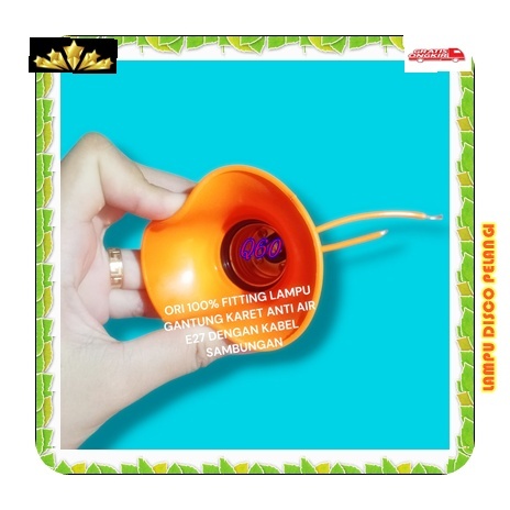 Q60 FITTING LAMPU E27 WD KARET ANTI PECAH ANTI AIR TOPI WATERPROOF PJU FITING JALAN PLAFON GANTUNG A