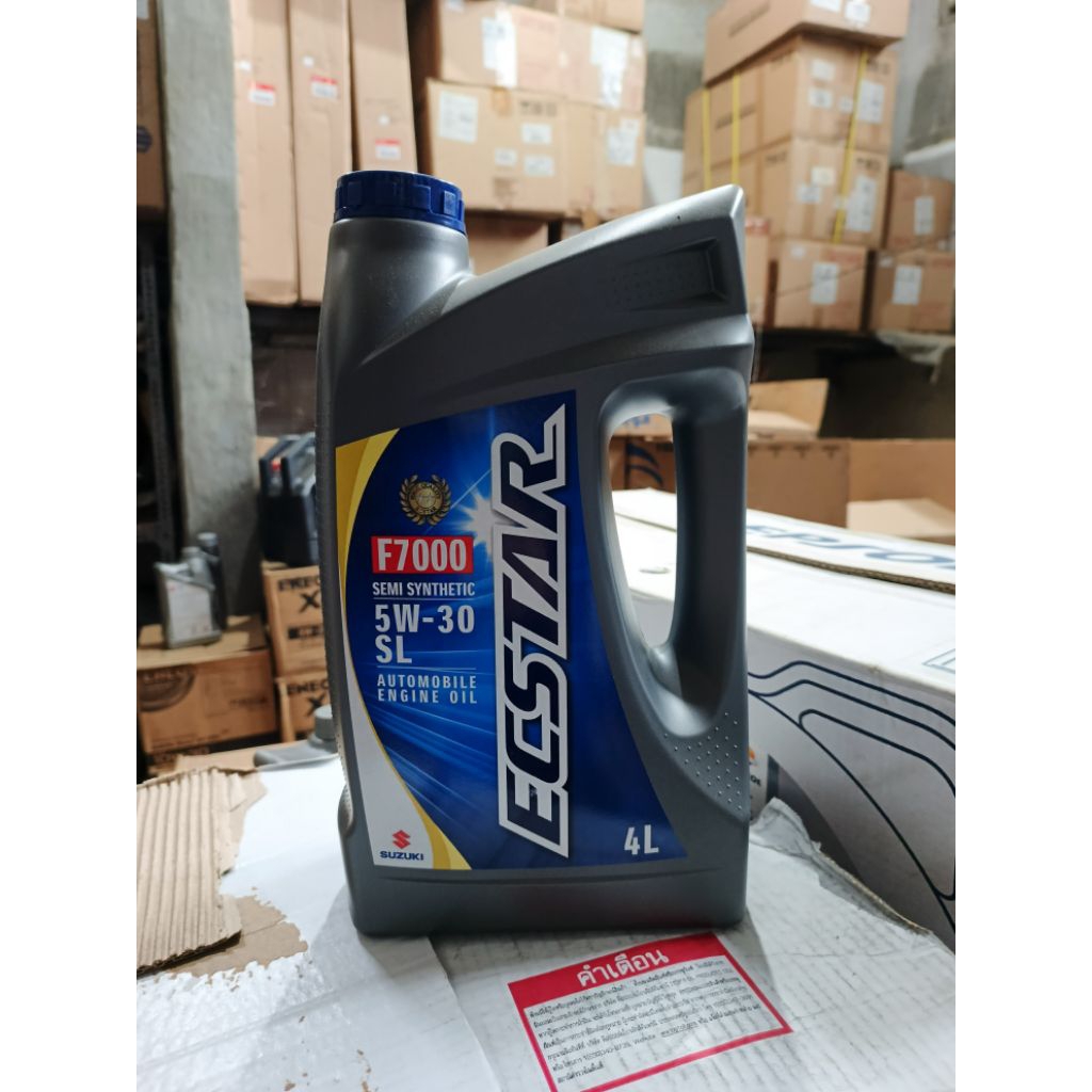 Oli Mesin Mobil Suzuki SGO ECSTAR F7000 API SL SAE 5W-30 -kemasan 4 Liter