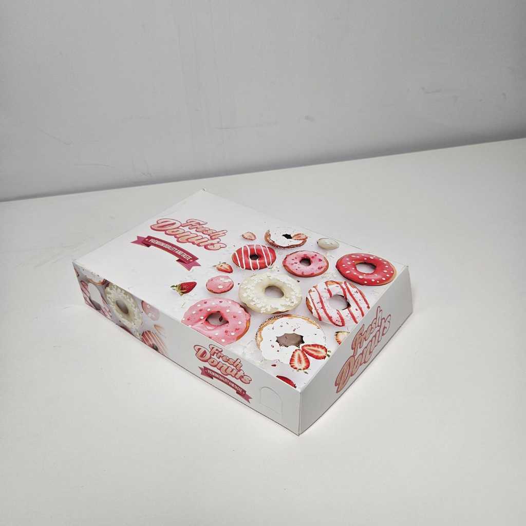 (5PCS) DUS BOX DONAT MINI UK. 21 x 13.5