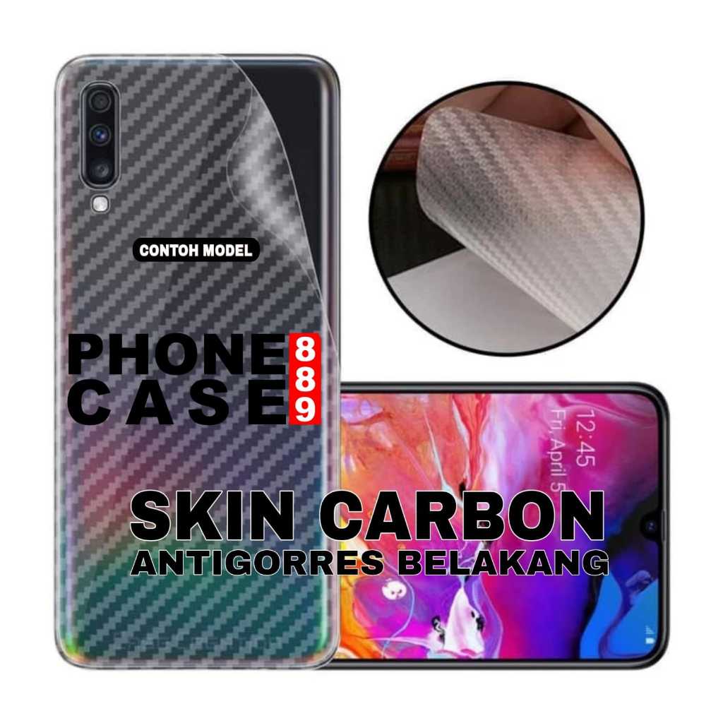 ZTE BLADE A52 ZTE BLADE A72 ZTE BLADE A53 PRO SKIN CARBON TRANSPARAN ANTI GORES ANTI JAMUR ZTE BLADE