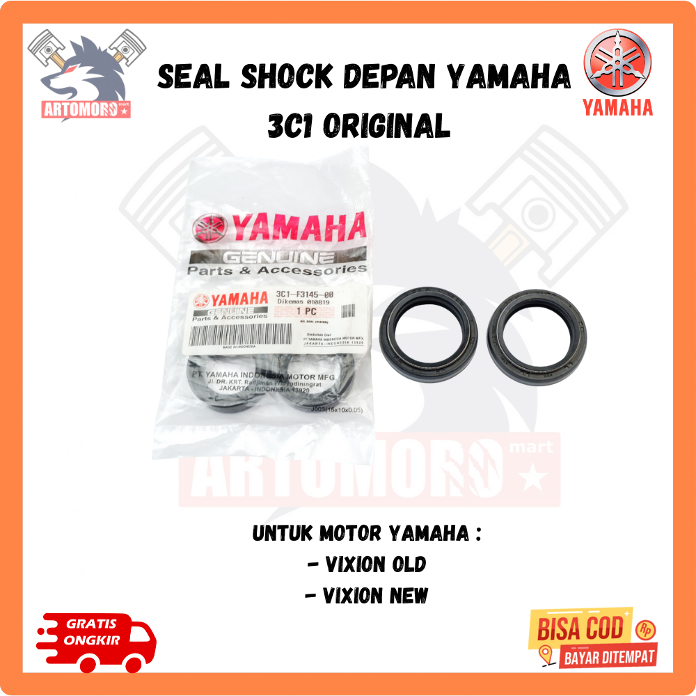 sil sok depan vixion old ori oem - seal shock depan vixion old -  3C1 Original