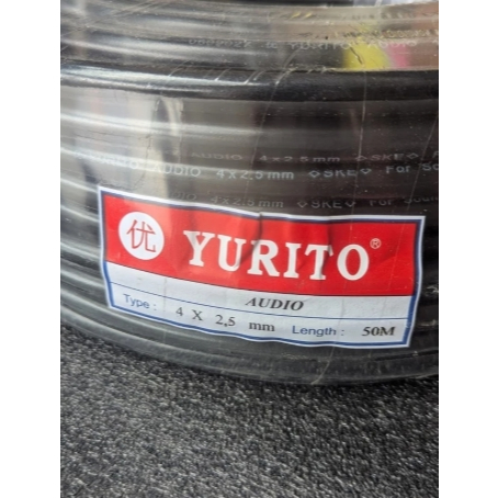 Kabel Speaker 4x2.5 Yurito eceran
