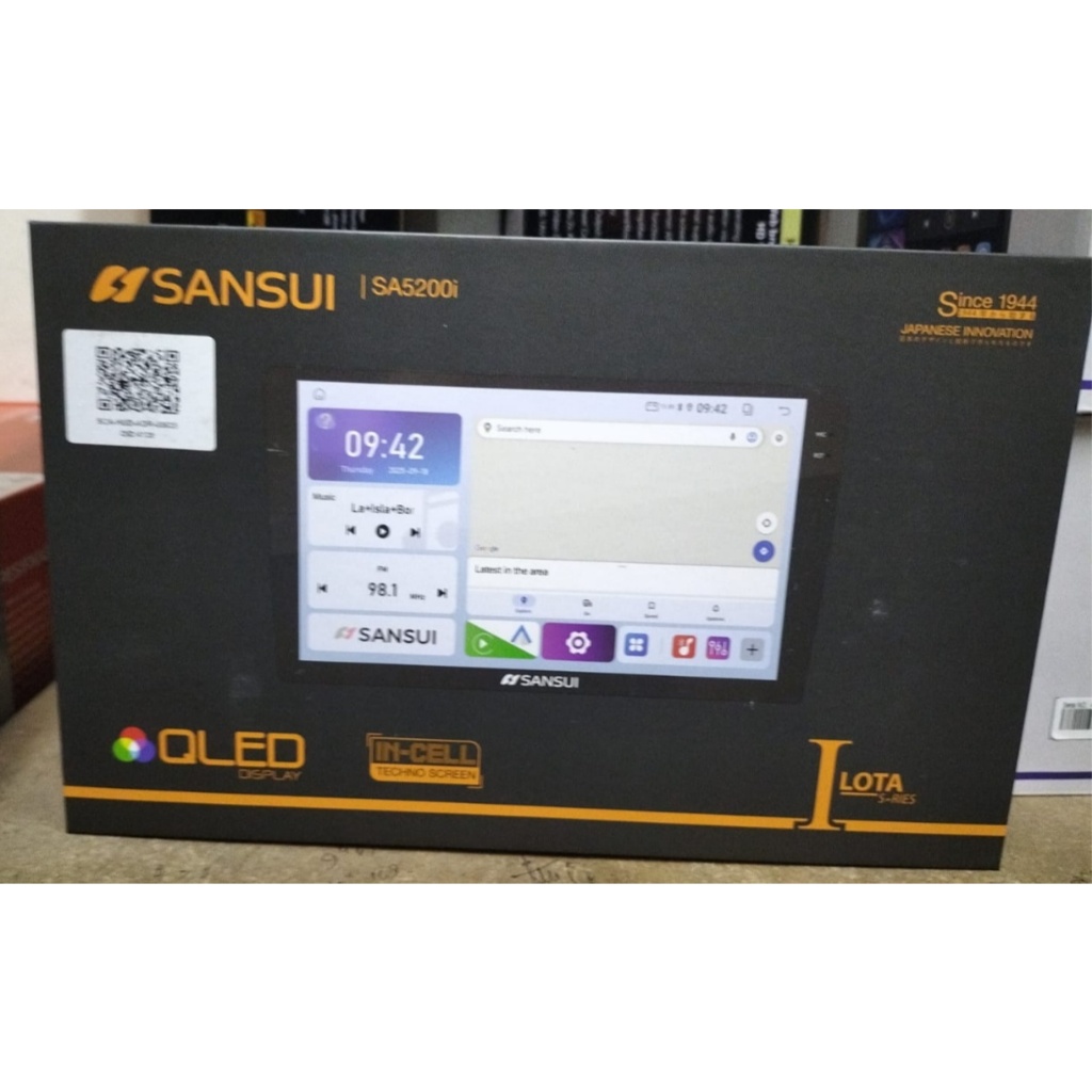 Head Unit TV Android 9 inch SANSUI GAMMA HARGA EKONOMIS ram 2/64