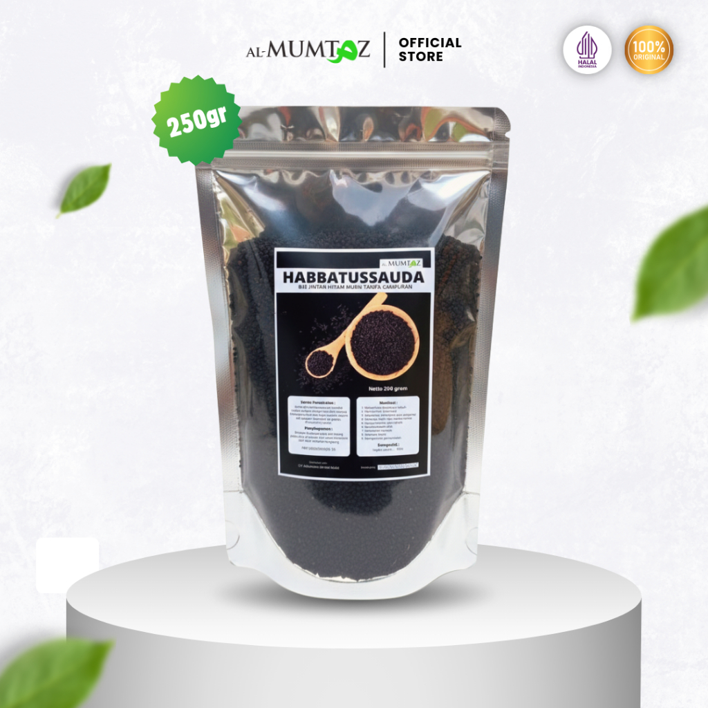 Habbatussauda 250gr Original Asli Biji Bubuk Kapsul Jintan Hitam Habbats 1kg Habbasyifa Suplemen Ext