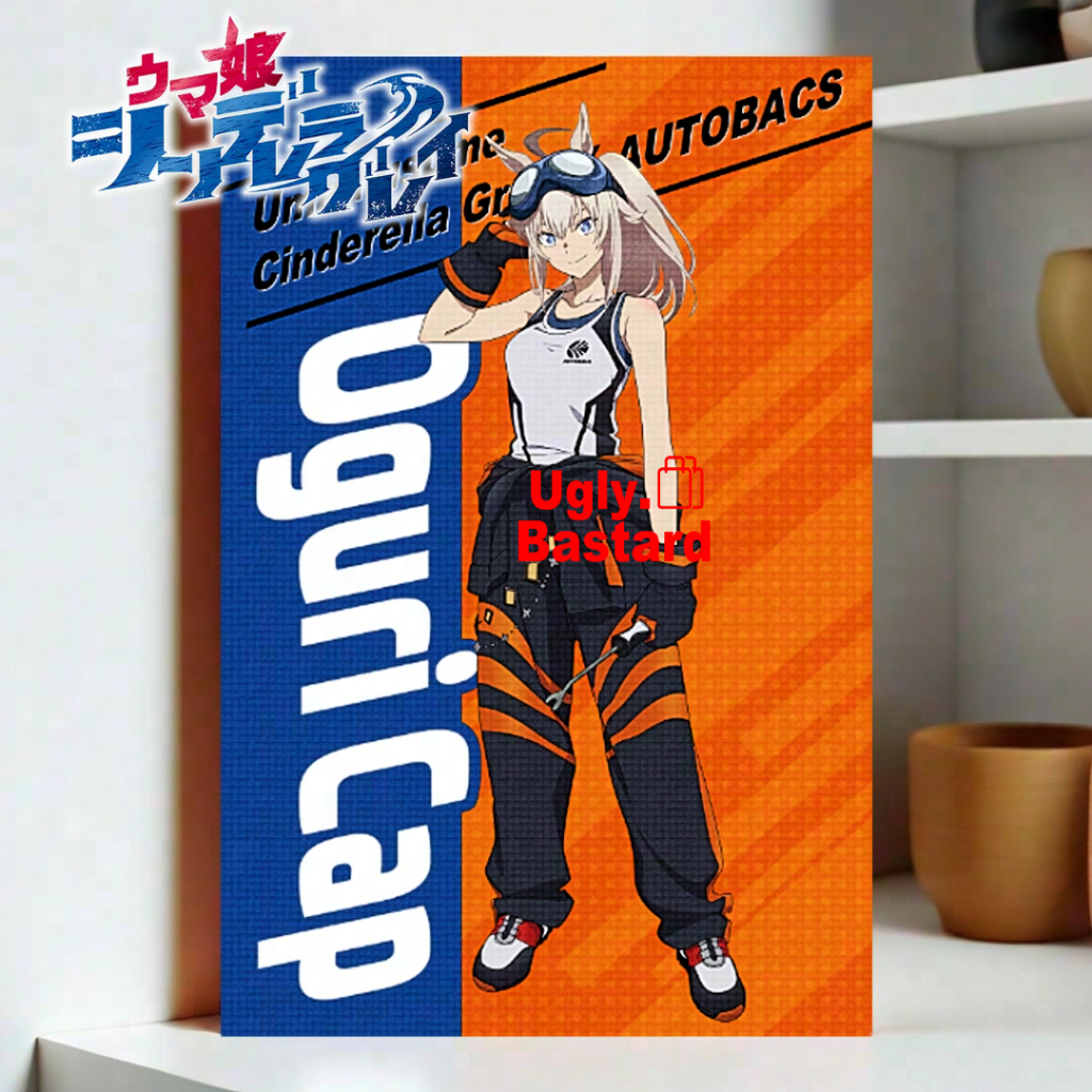 Canvas Art Oguri Cap Uma Musume Cinderella Gray x Autobacs collaboration [Uma Musume Cinderella Gray